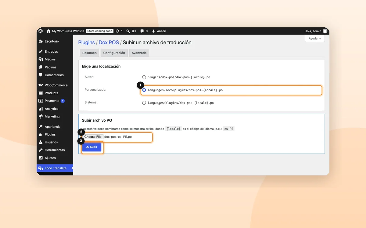 Dox POS en español en tu país