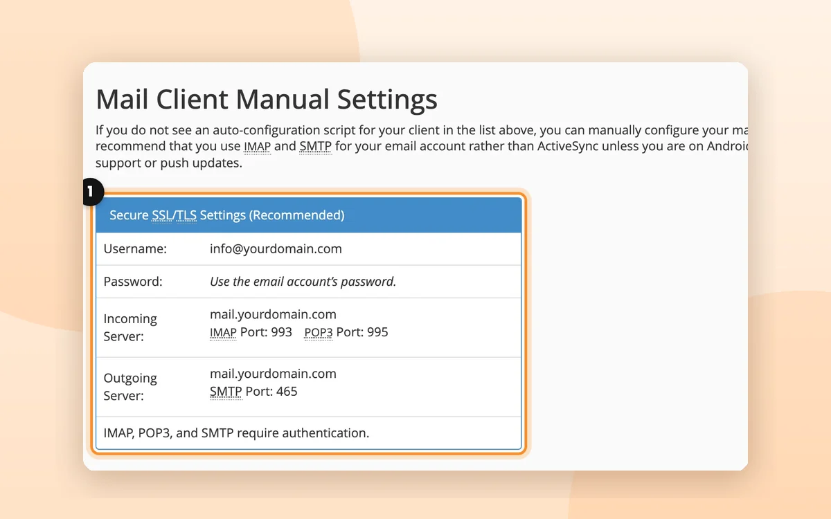 Set up your email on your phone, Outlook or Apple Mail
