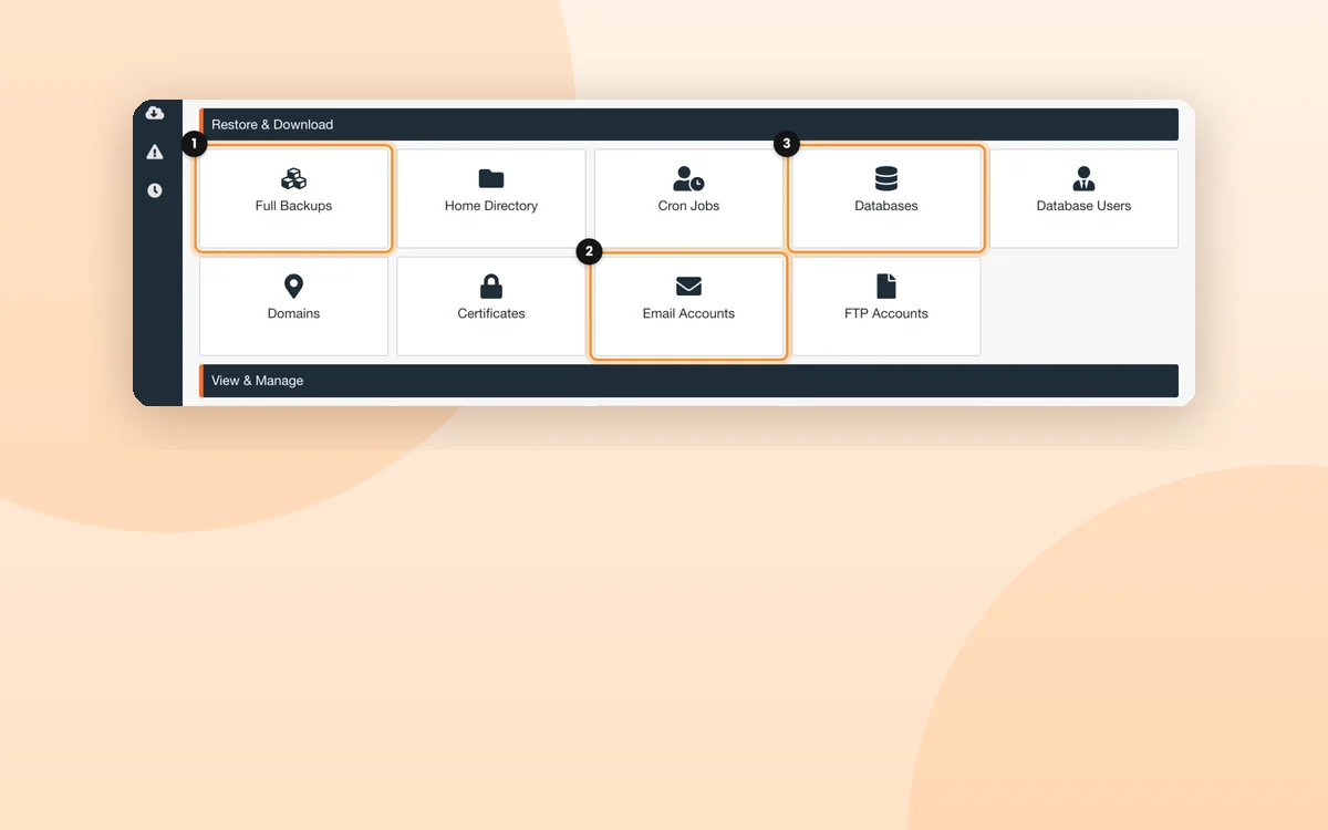 Backups: what we keep and how to restore