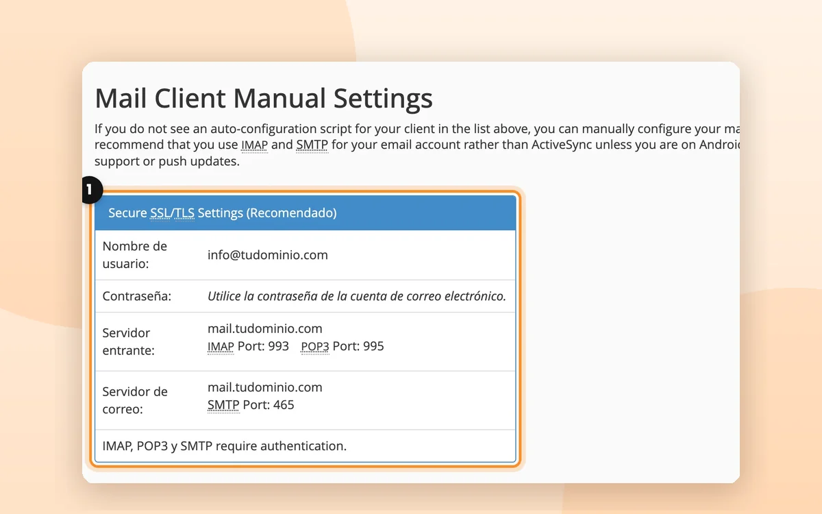 Configurar tu correo en el celular, Outlook o Apple Mail